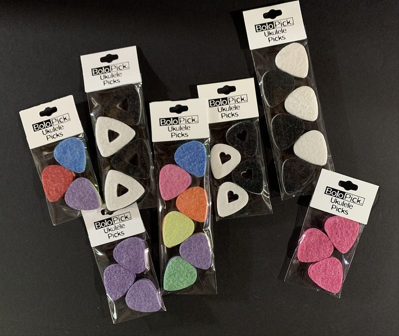 BoloPick Felt Picks for Ukulele 6 Pack (An Original Recipe) - Image 4